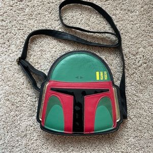 Loungefly Star Wars Boba Fett Crossbody Bag Purse